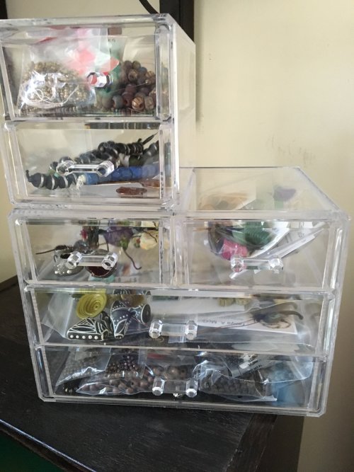 Denise Peck's Bead and Findings Storage - , Store Wire Jewelry, , clear plastic organizers